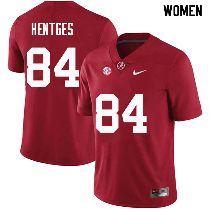 Alabama Crimson Tide Women's Hale Hentges #84 Crimson NCAA Nike Authentic Stitched College Football Jersey BP16A33HJ